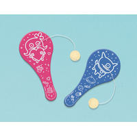 Bolos UglyDolls pour cadeaux-surprises d'anniversaire, bleu/rose, paq. 8 Overhead_Flat