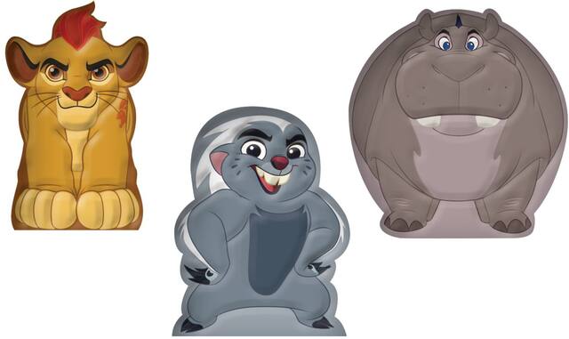 Marionnettes à doigt la Garde du Roi lion Front_Flat