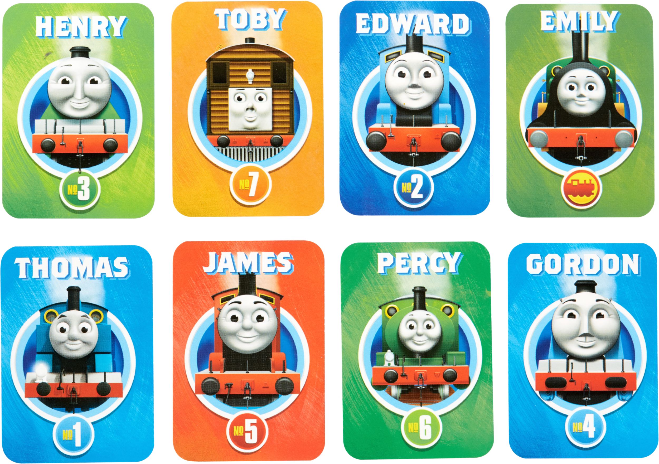 Thomas the Tank Engine Memory Match Games for Birthday Party Favours, 6-pk Overhead_Flat