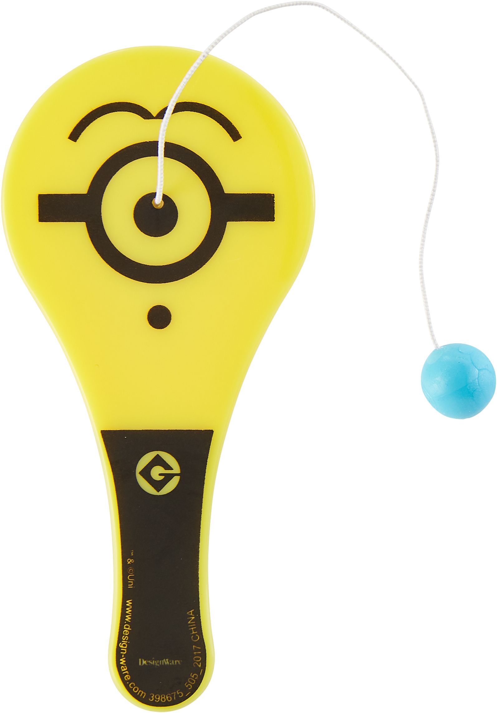 Minions Paddle Balls for Birthday Party Favours, 12-pk Front_Flat