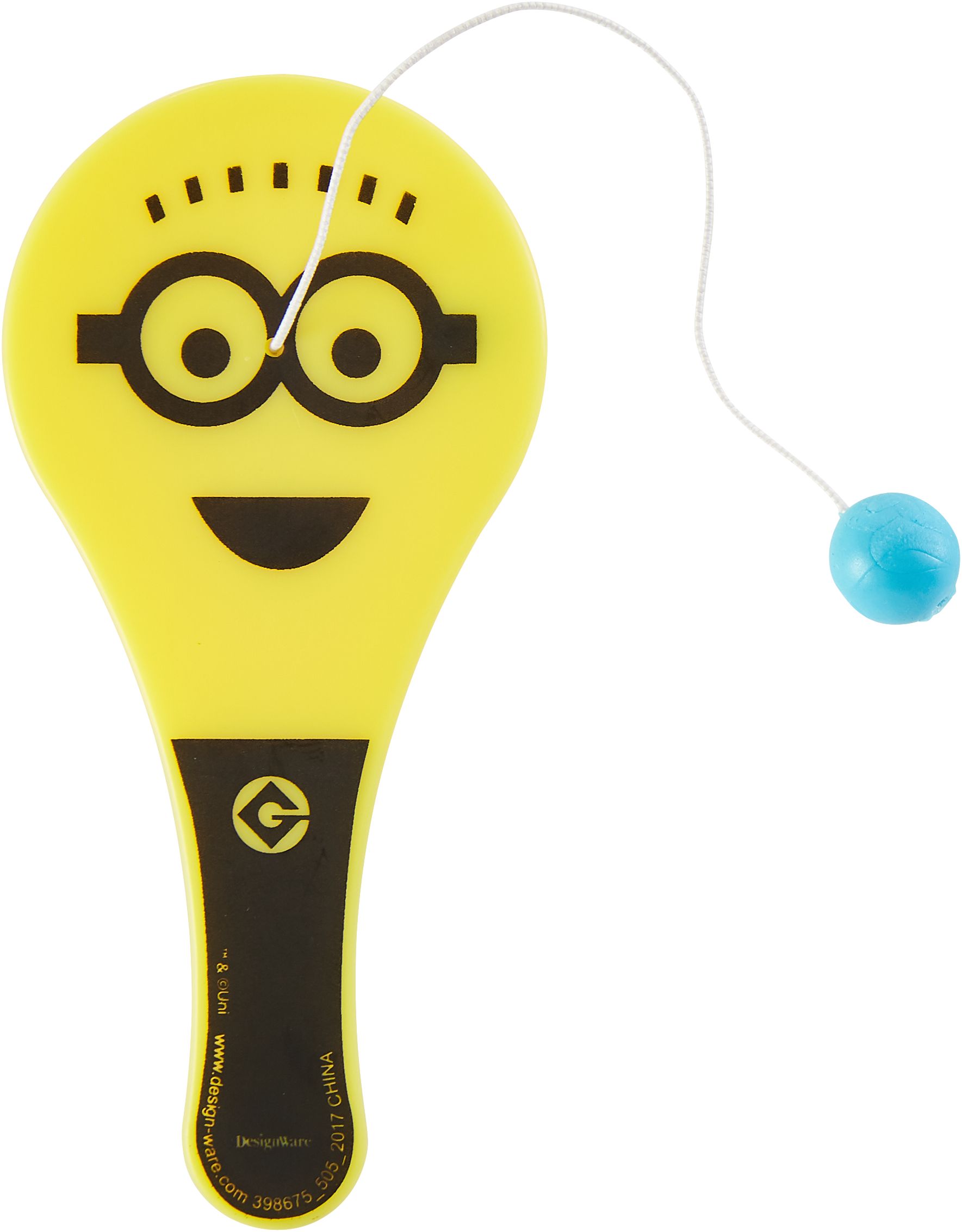Minions Paddle Balls for Birthday Party Favours, 12-pk Front_Flat