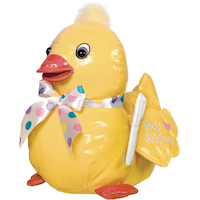 Baby Shower Autograph Duck Front_Angled_Left