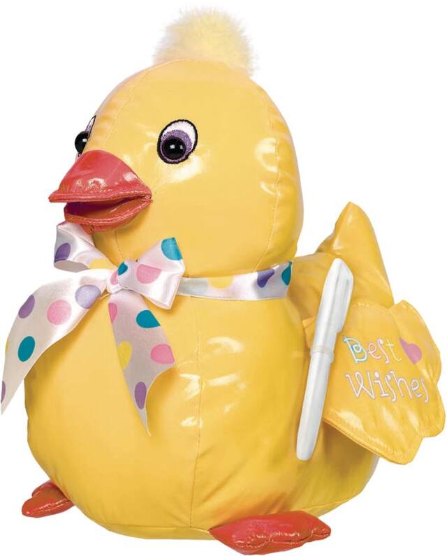 Baby Shower Autograph Duck Front_Angled_Left