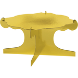 Sweet Treats Display Stands, Metallic Gold, 3-pk Front_Elevated