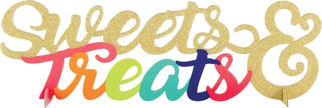 Centre de table Sweet Treats, brillants Front_Flat