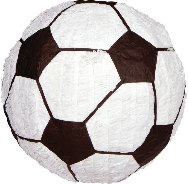 Jumbo Soccer Ball Pinata Front_Flat