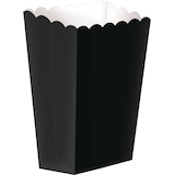 Rectangle Mini Metallic Popcorn Treat Boxes, Assorted Colours, 5.25-in, 5-pk, for Birthday Party/Baby Shower/Wedding Front_Angled_Right