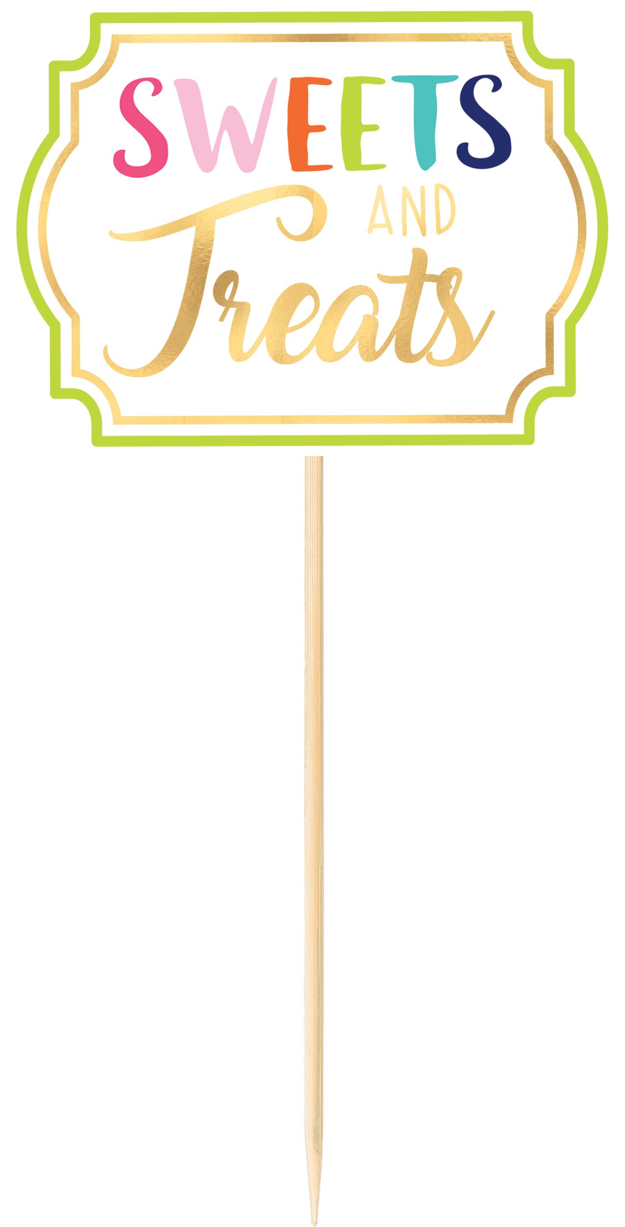 Sweet Treats Buffet Table Decorating Kit, 13-pc Front_Flat