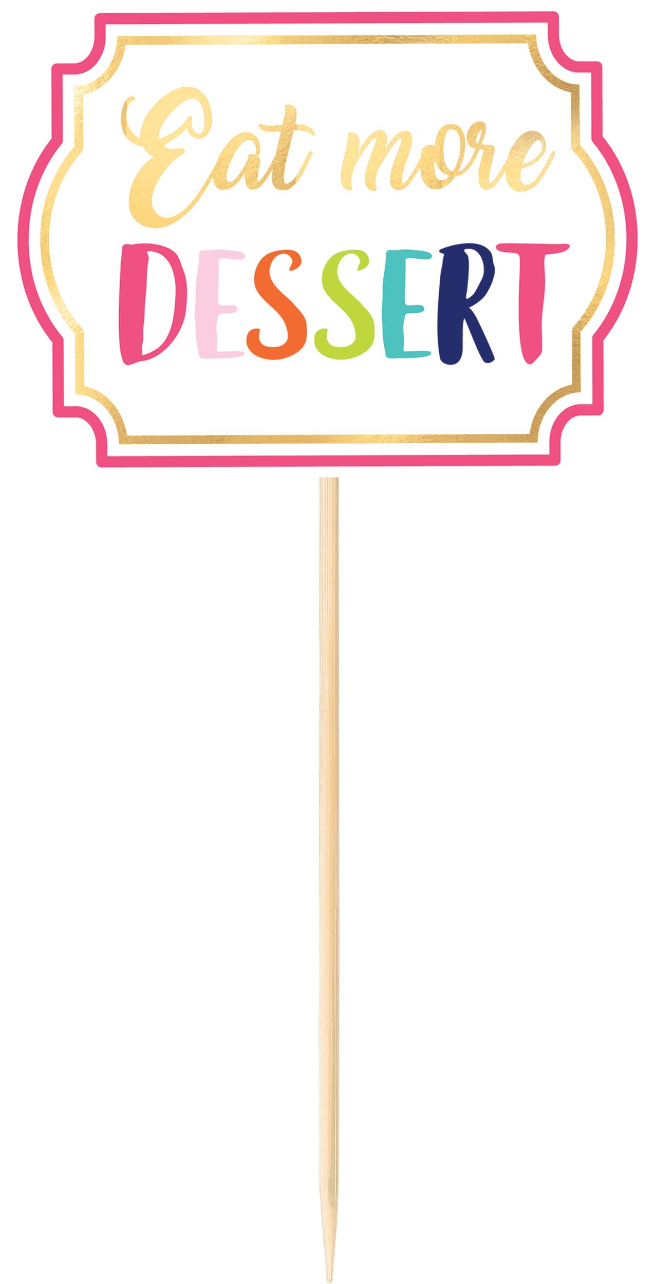 Sweet Treats Buffet Table Decorating Kit, 13-pc Front_Flat