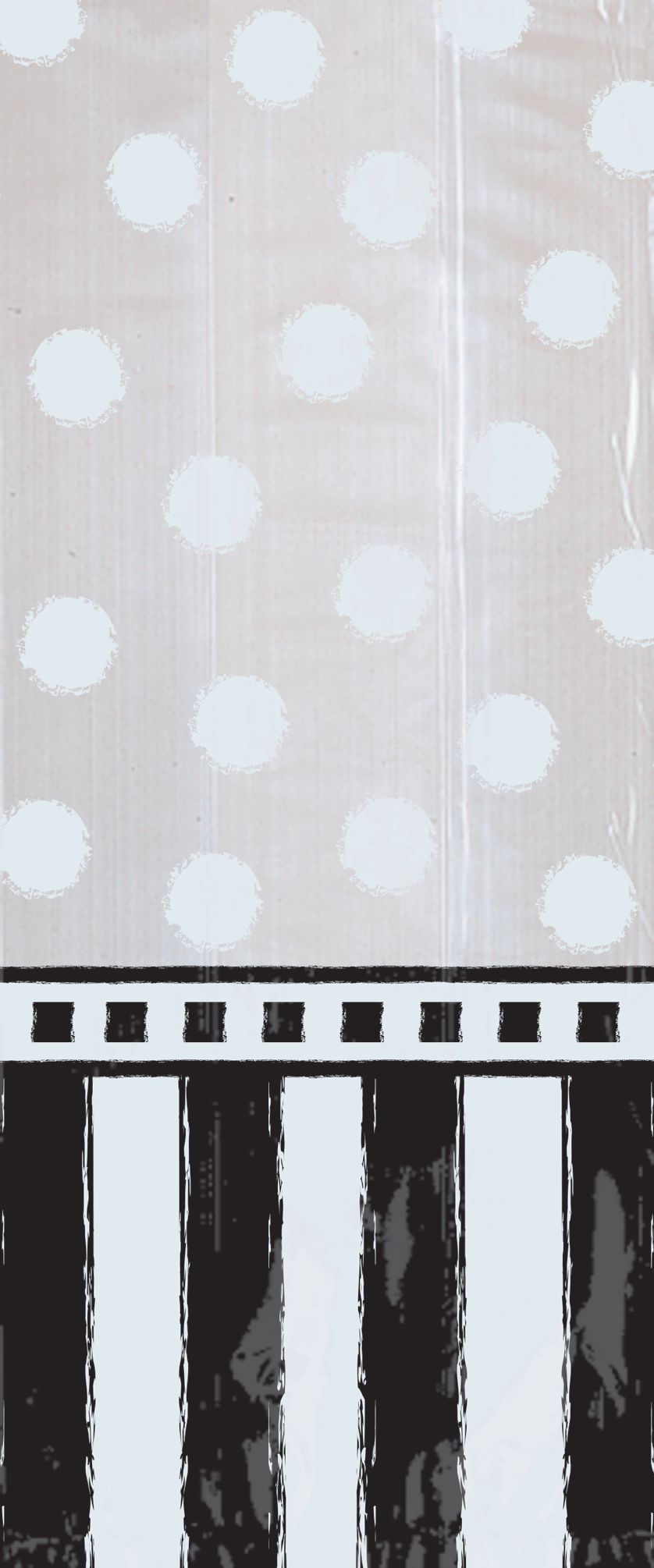 Sacs à friandises, noir/blanc, paq. 20 Overhead_Flat