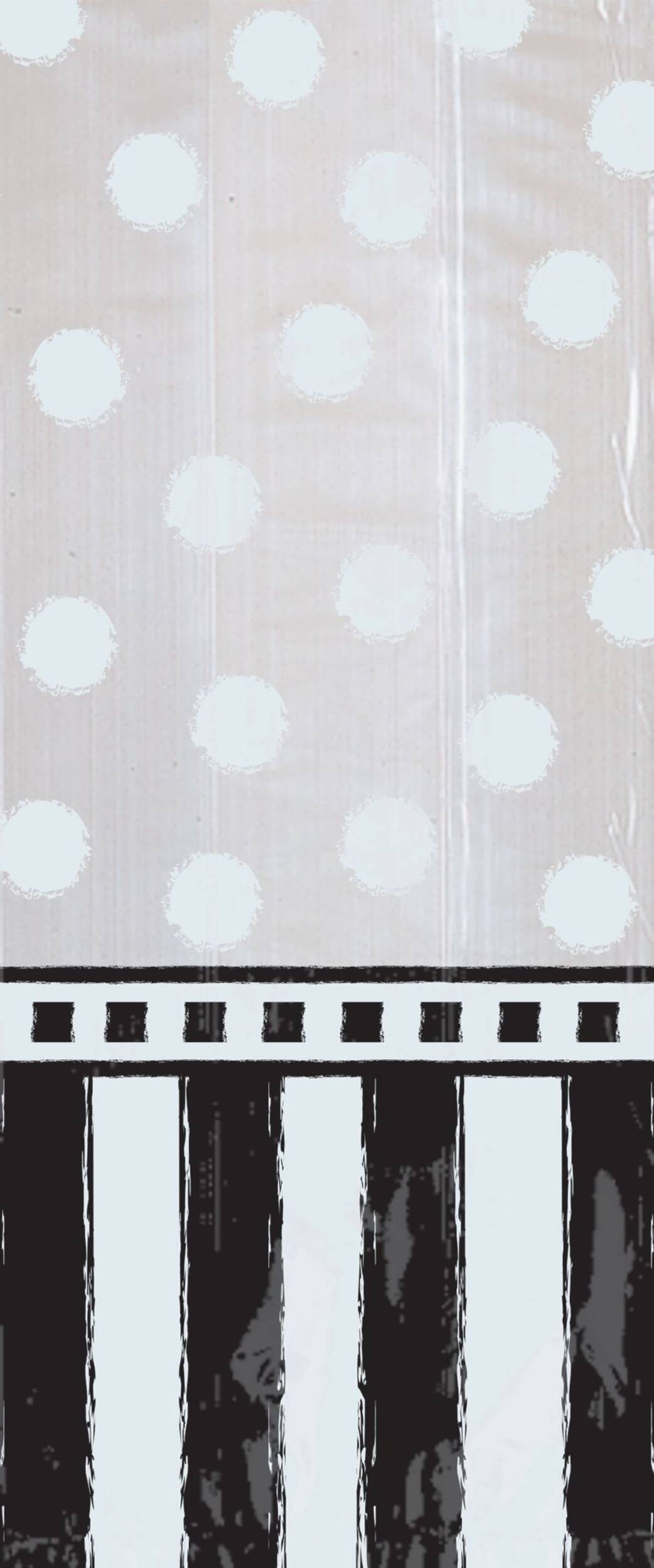 Treat Bags, Black/White, 20-pk Overhead_Flat