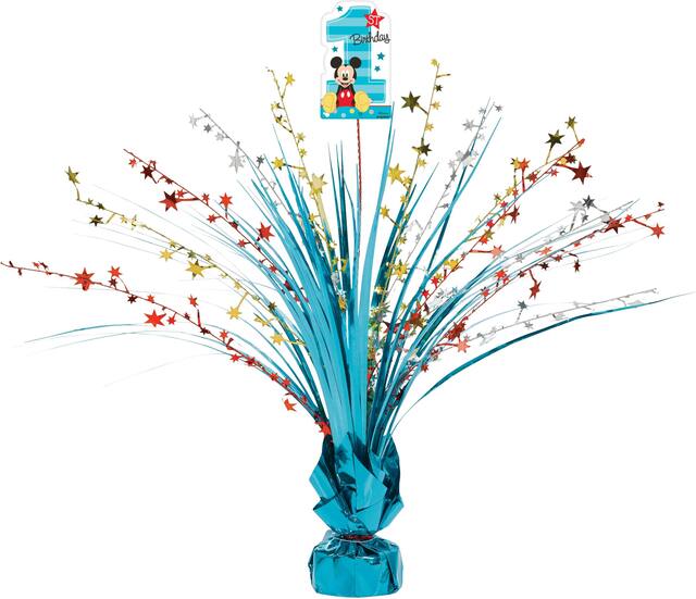 1st Birthday Mickey Mouse Spray Centrepiece Front_Flat