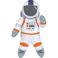 Astronaute gonflable prêt au décollage Front_Flat