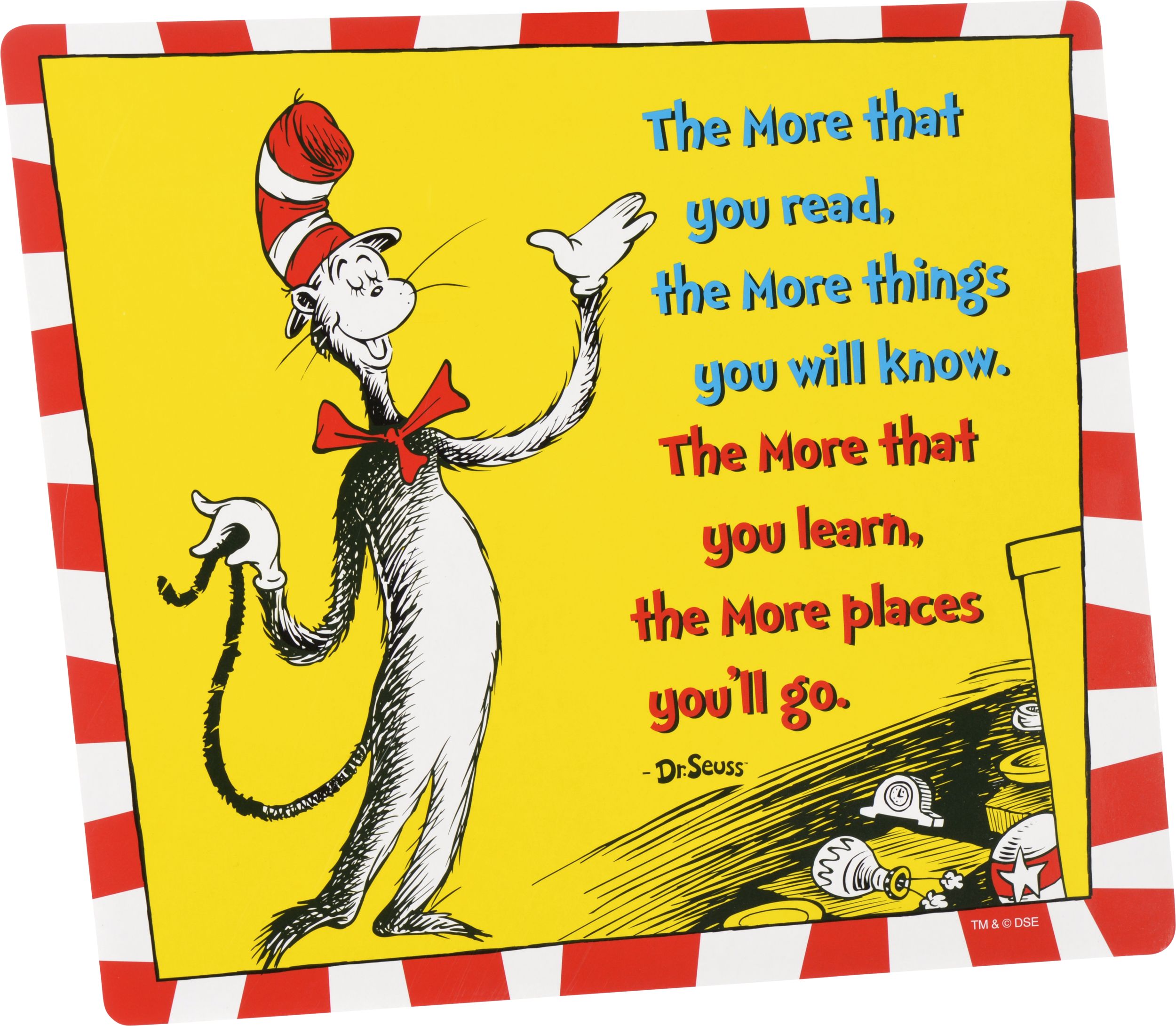 Dr. Seuss Cat in The Hat Reading Cutout Decoration | Canadian Tire