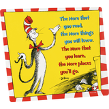 Dr. Seuss Cat in The Hat Reading Cutout Decoration Overhead_Flat