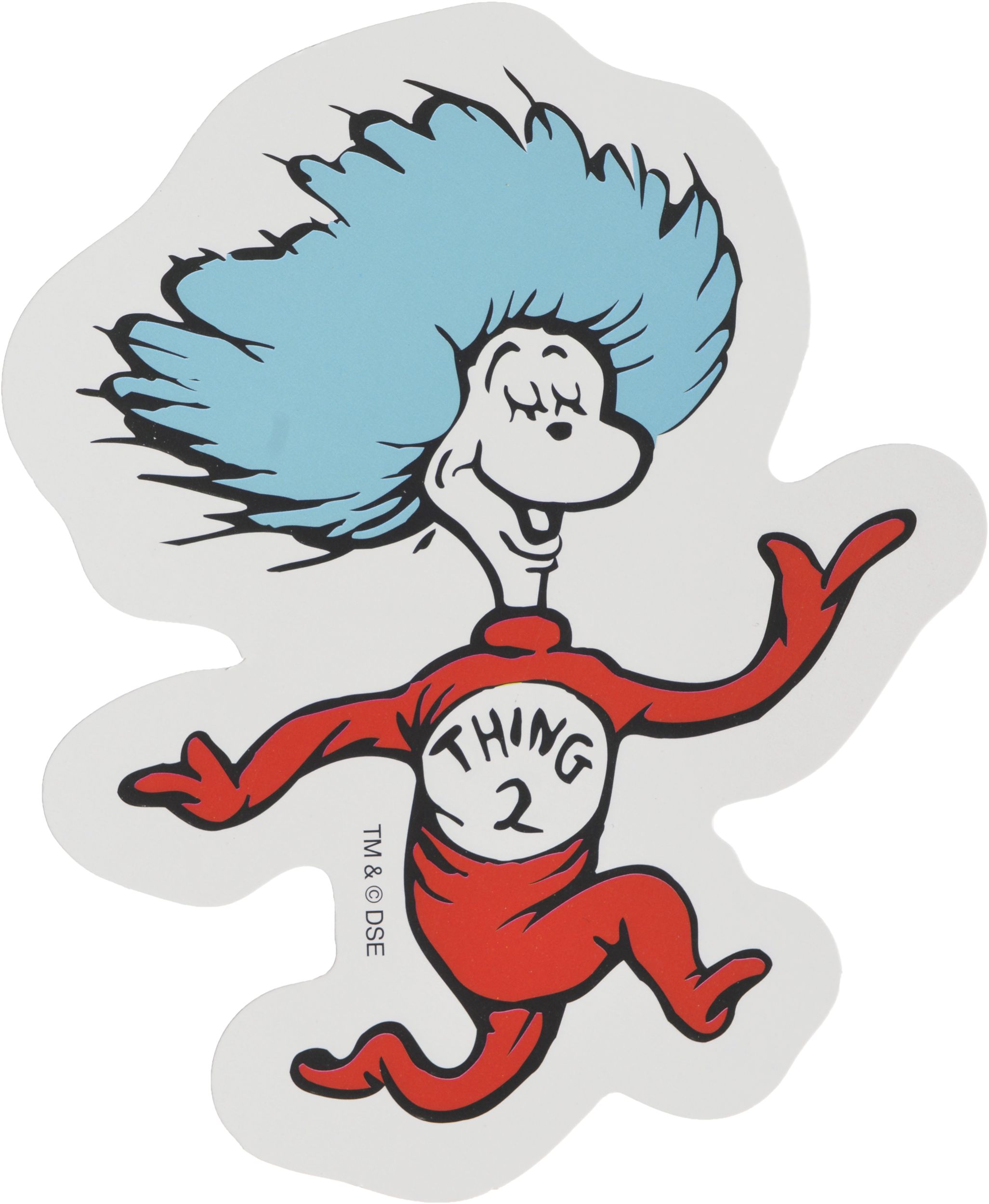 Dr. Seuss Books Cutout Decorations for Birthday Party/Classroom, 30-pc Overhead_Flat