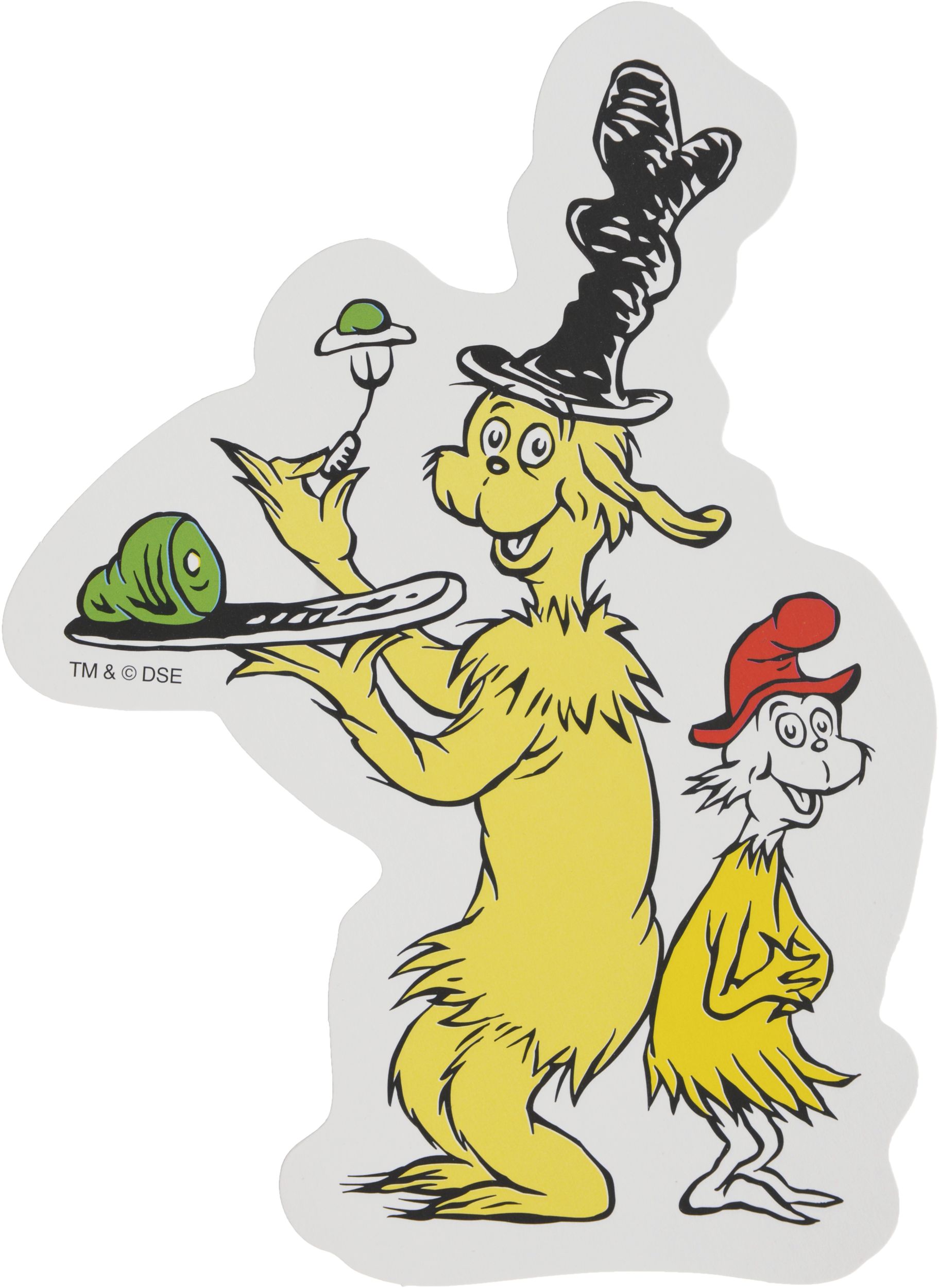 Dr. Seuss Books Cutout Decorations for Birthday Party/Classroom, 30-pc Overhead_Flat