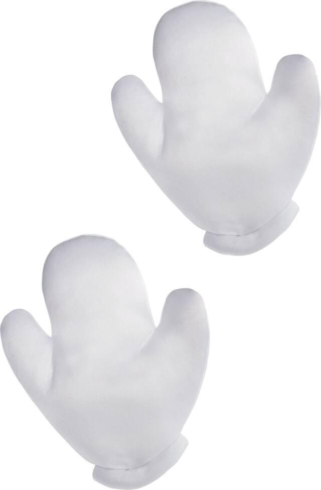 Kids' Dr. Seuss Cat in the Hat Gloves, White, One Size, Ages 4+ Overhead_Flat