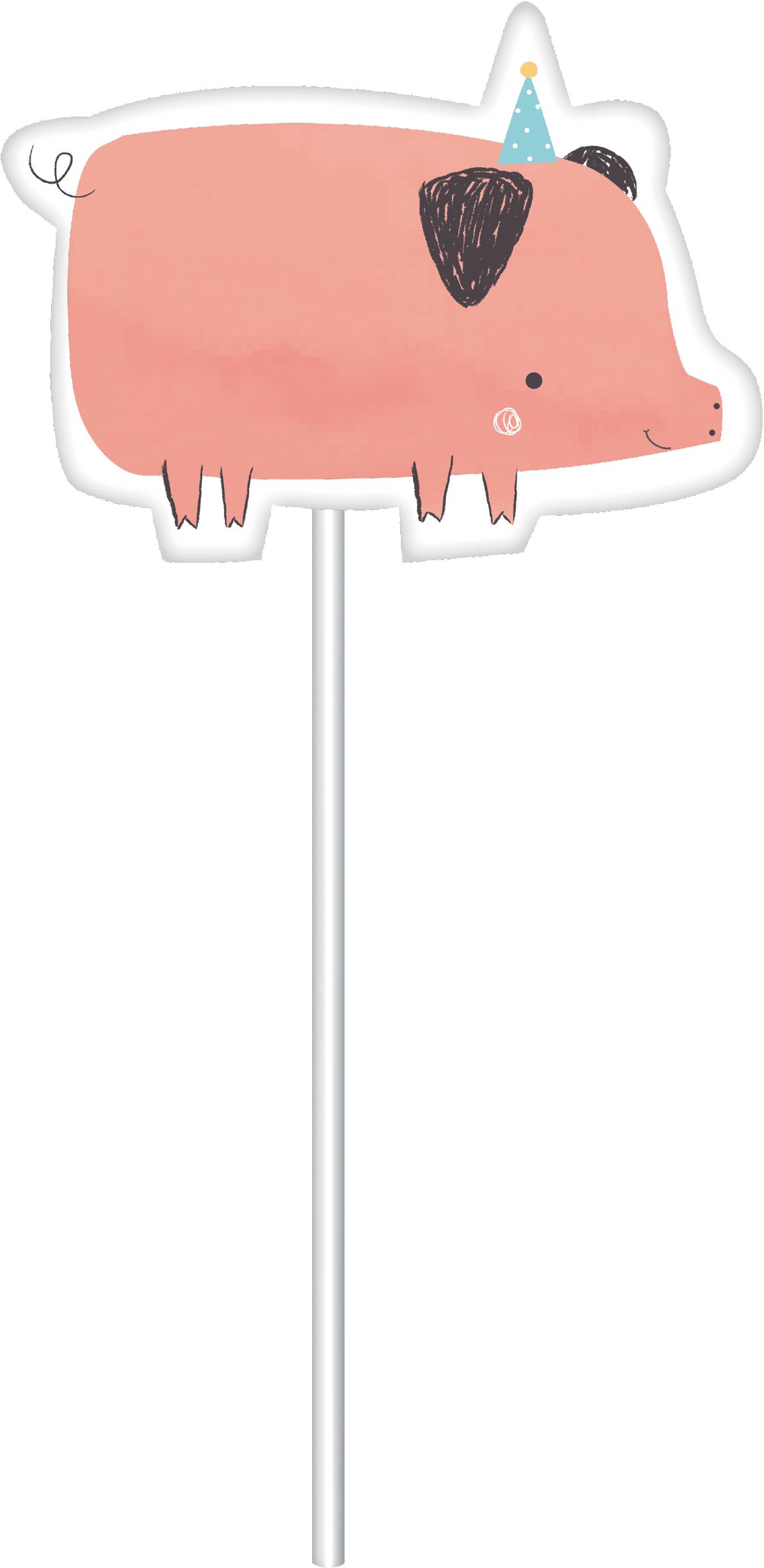 Friendly Farm Birthday Cake Toppers, 12-pk Front_Flat