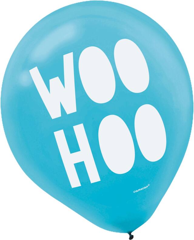 Shimmering Party Balloons, 6-pk Front_Flat