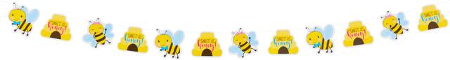 Little Honey Bee Letter Banner with Mini Banner Front_Flat