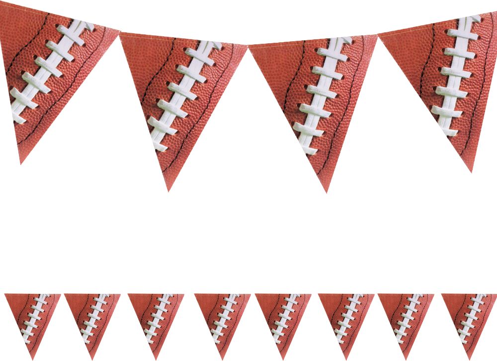 Football Pennant Banner Front_Flat
