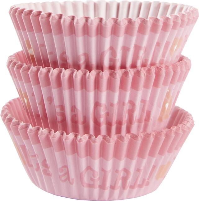 It's A Girl Baby Shower Baking Cups, 75-pk Composite_or_Mixed
