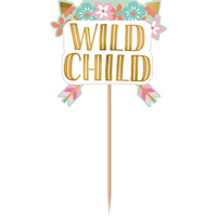 Boho Birthday Party Cupcake Kit for 24 Front_Flat