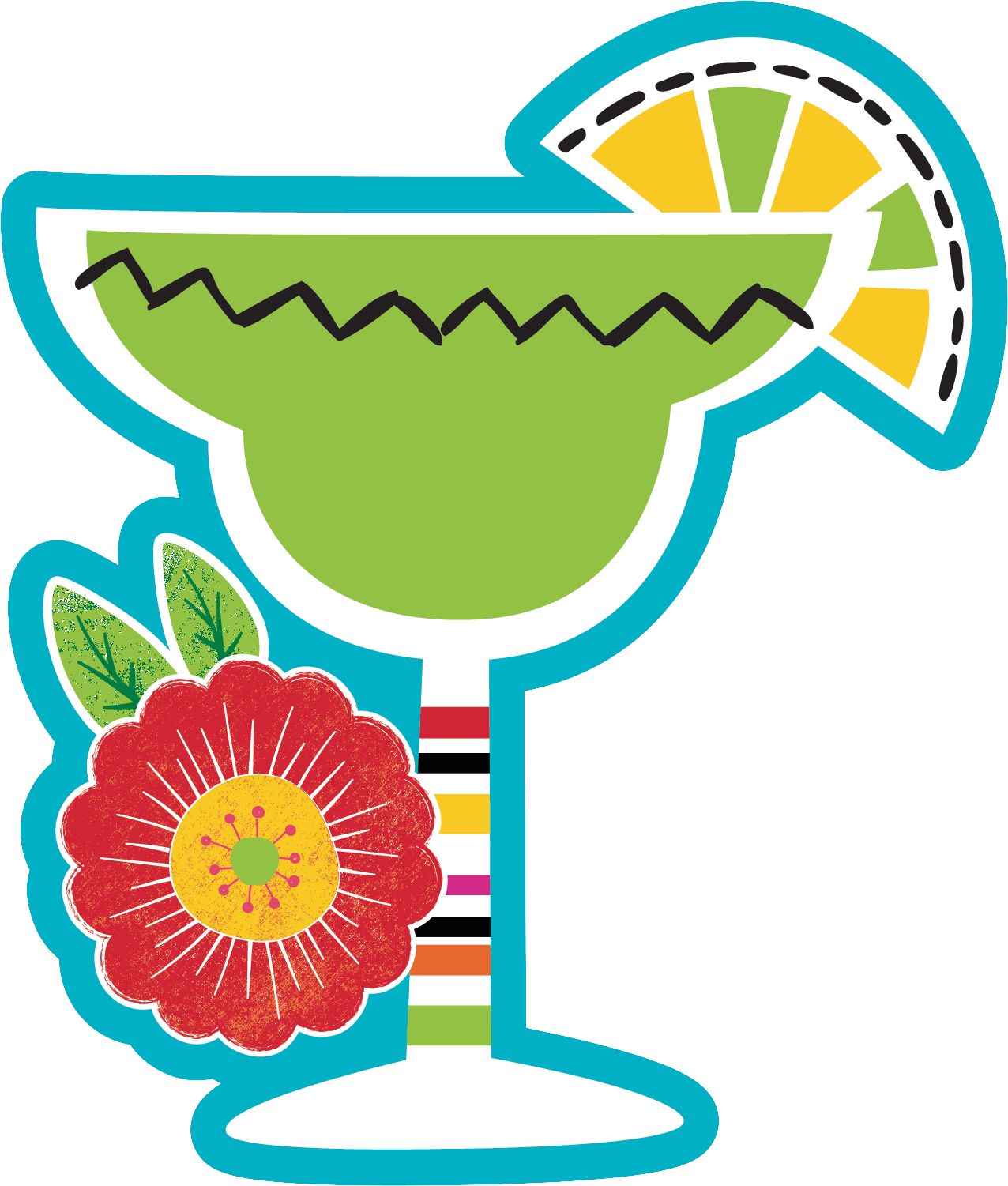 Fiesta Time Cutouts, 30-pc Front_Flat