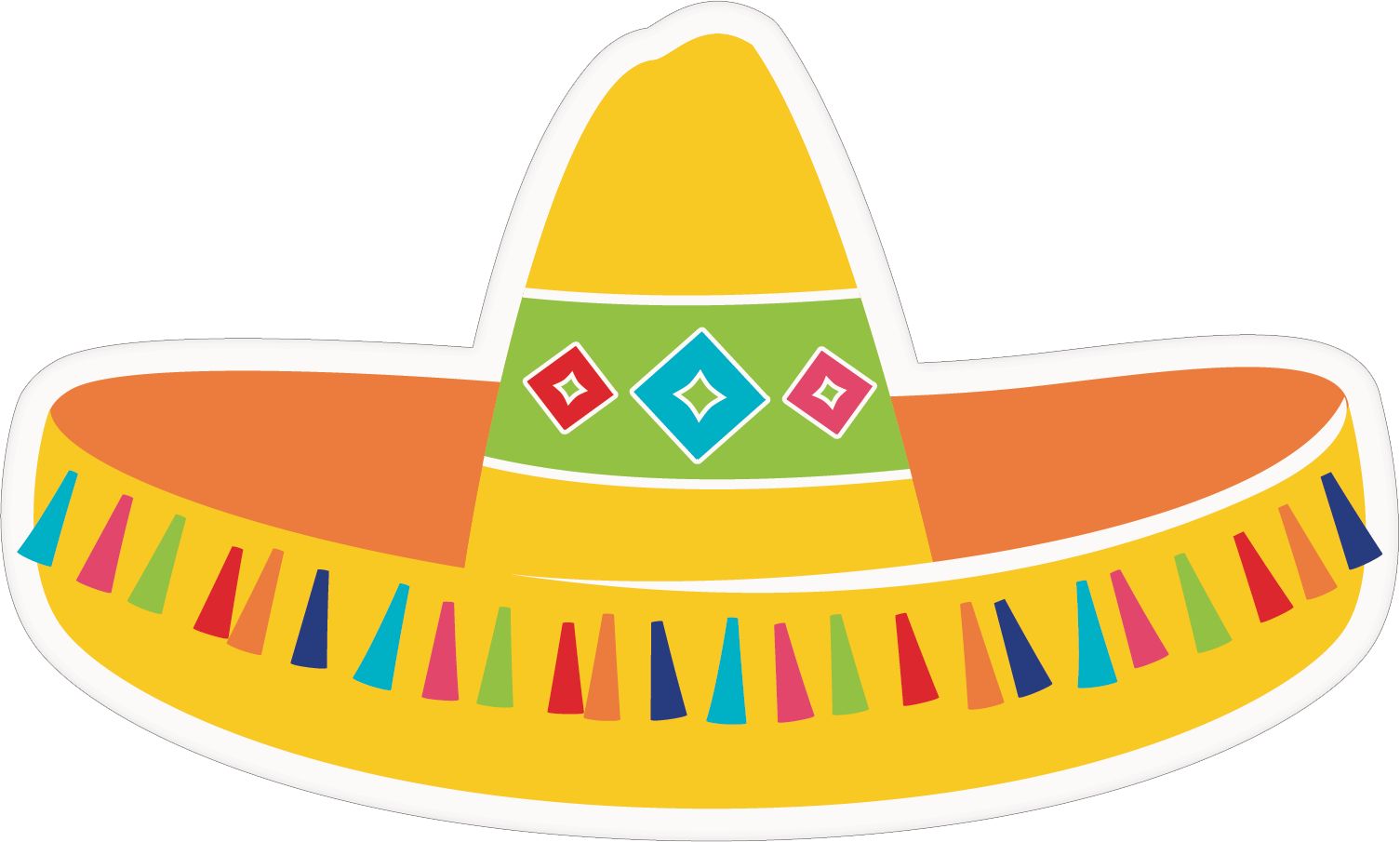 Fiesta Time Cutouts, 30-pc Front_Flat