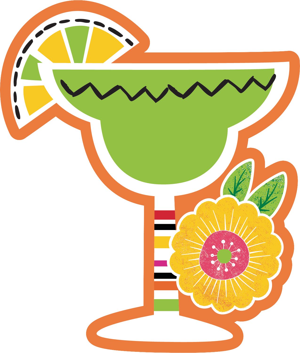 Fiesta Time Cutouts, 30-pc Front_Flat