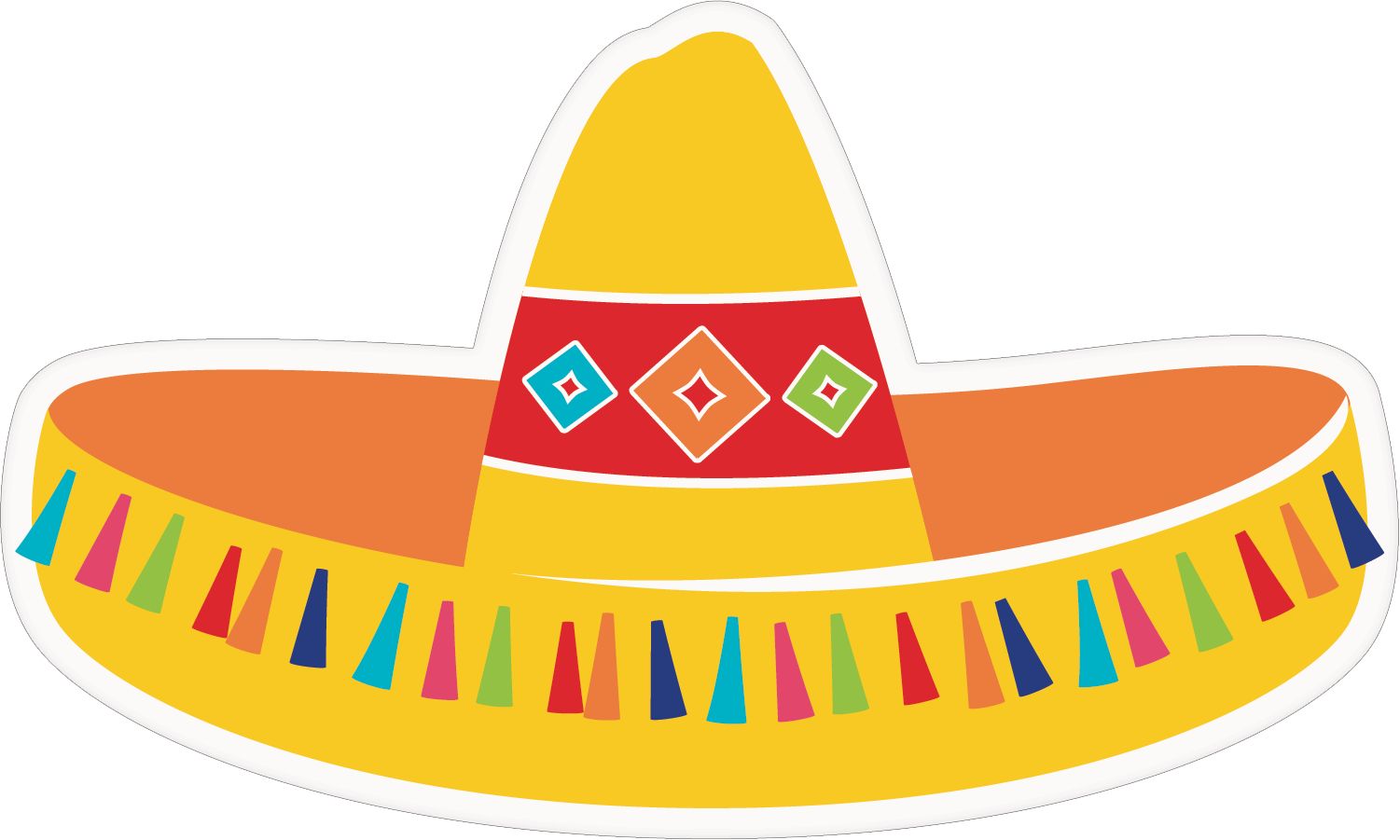 Fiesta Time Cutouts, 30-pc Front_Flat