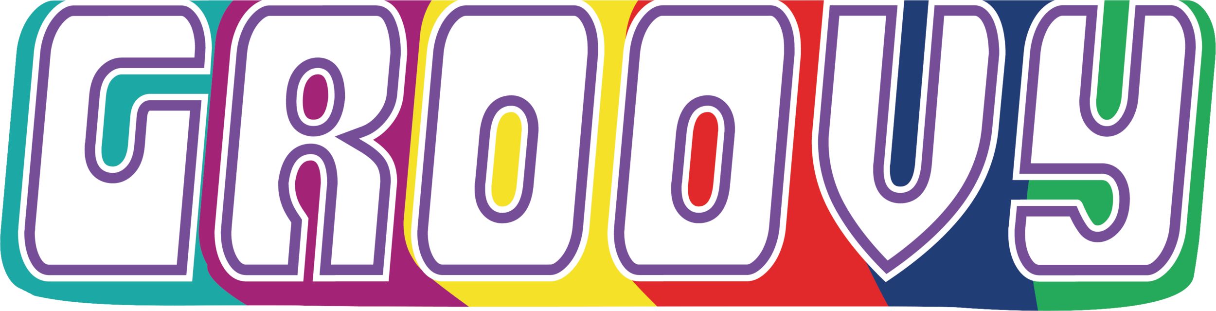 "Good Vibes Only" Table & Wall Cutout Decorations, Multi-Coloured, 11.5-in, 30-pk, for Retro Decade Party Front_Flat