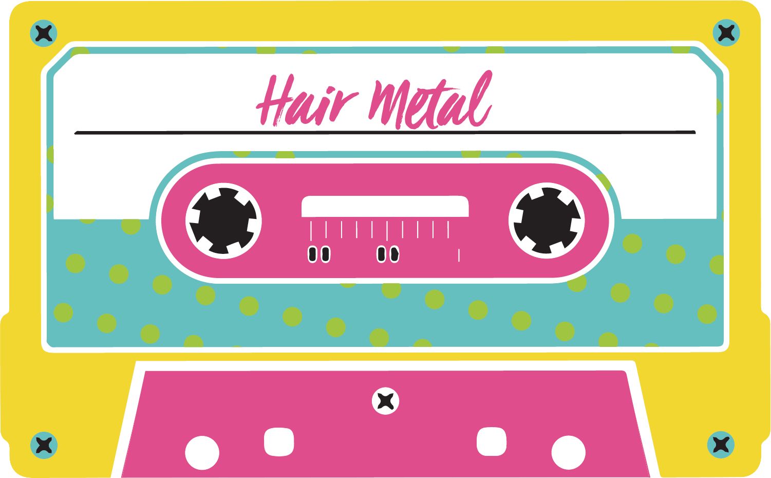 Awesome 80s Cutouts, 30-pc Front_Flat