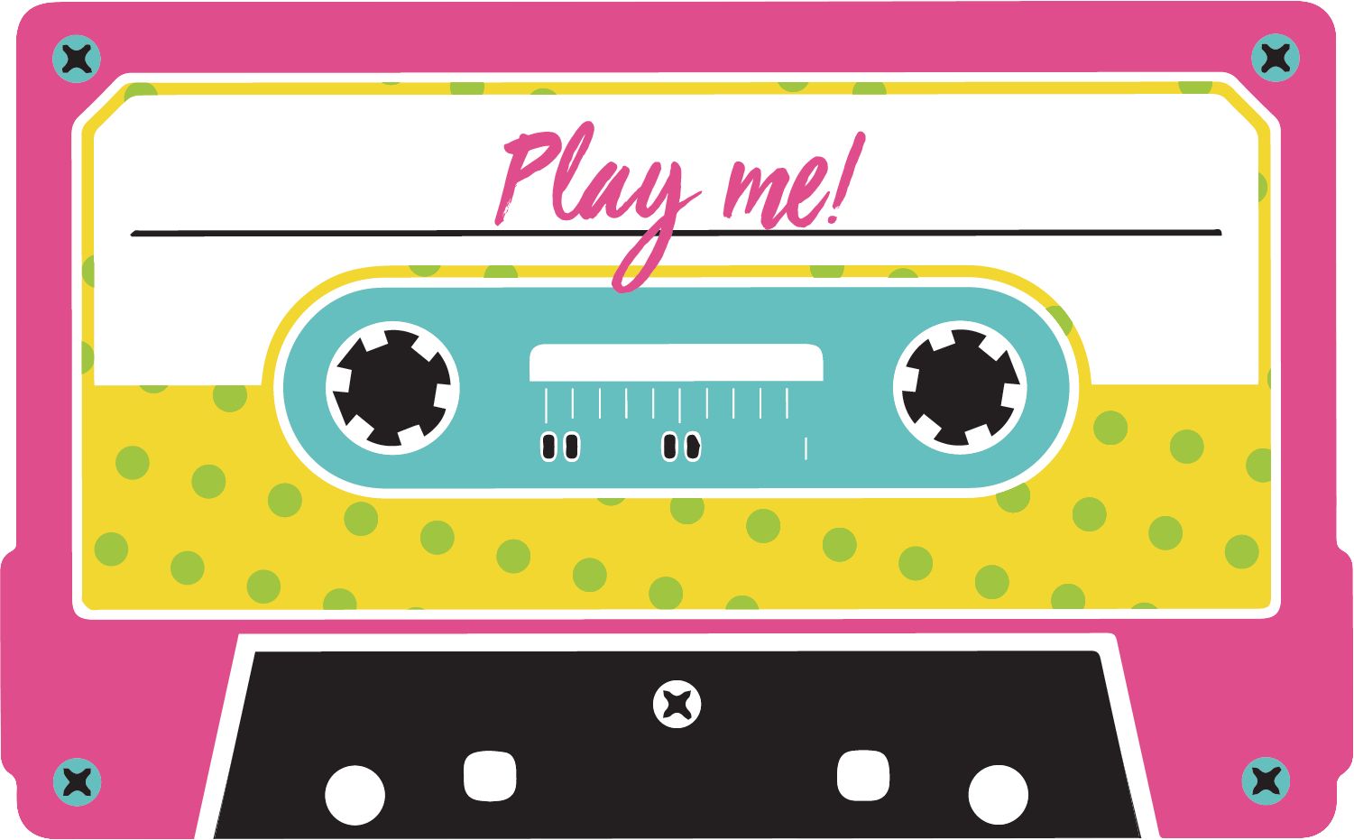 Awesome 80s Cutouts, 30-pc Front_Flat