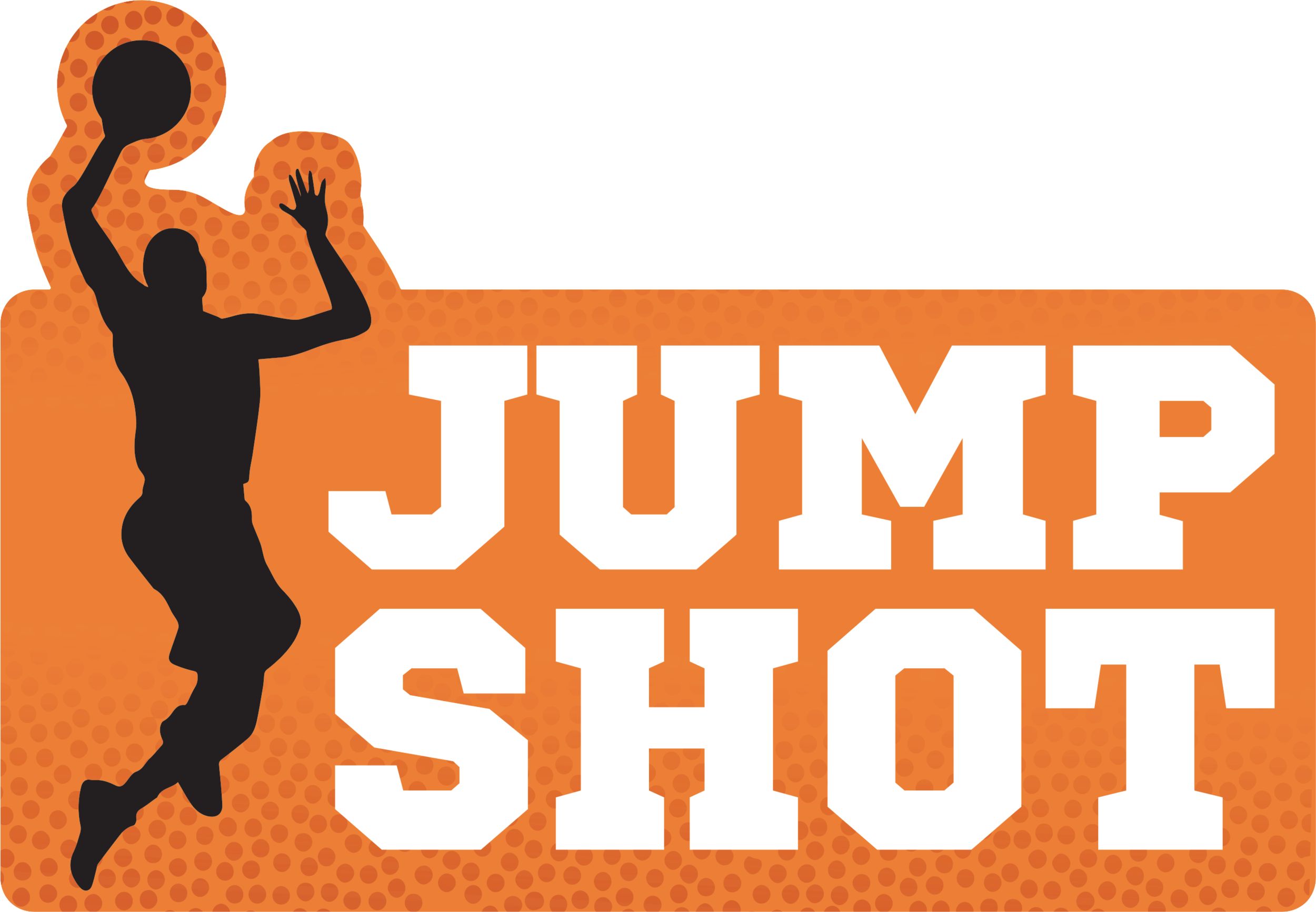 Basketball "Game Day" Table & Wall Cutout Decorations, Orange/Black, 11-in, 12-pk, for Sports Party Front_Flat