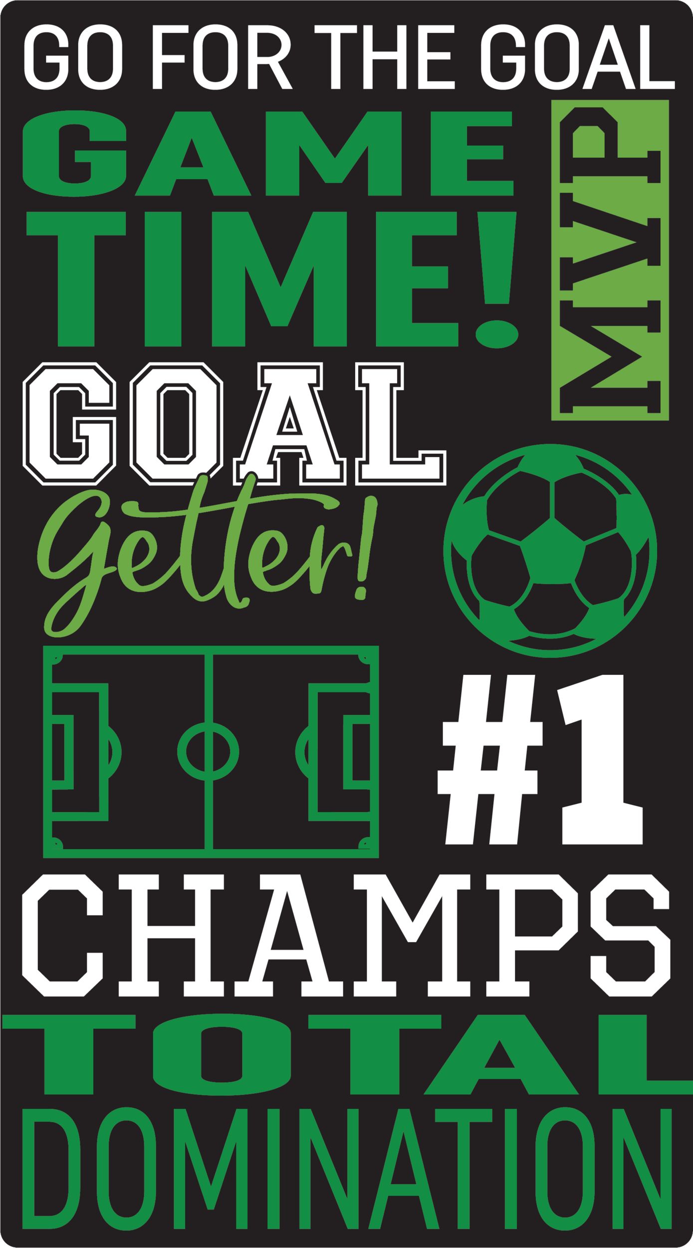 Goal Getter Soccer Cutouts, 12-pc Front_Flat