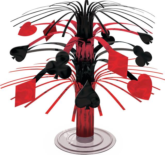 Mini-centre de table cascade de casino, Faites vos jeux Front_Elevated