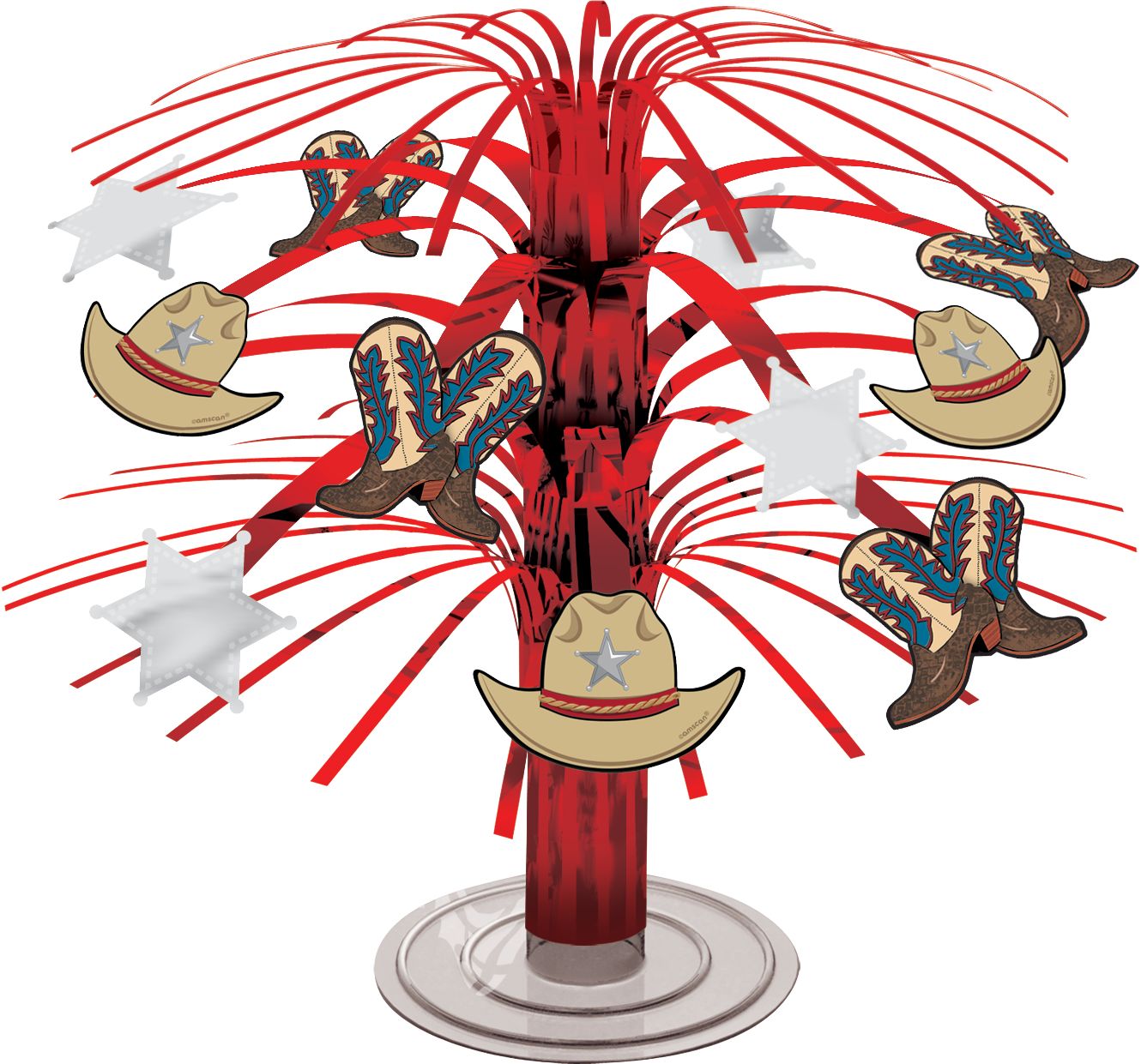 Centre de table cascade, Yeehaw Western Front_Elevated