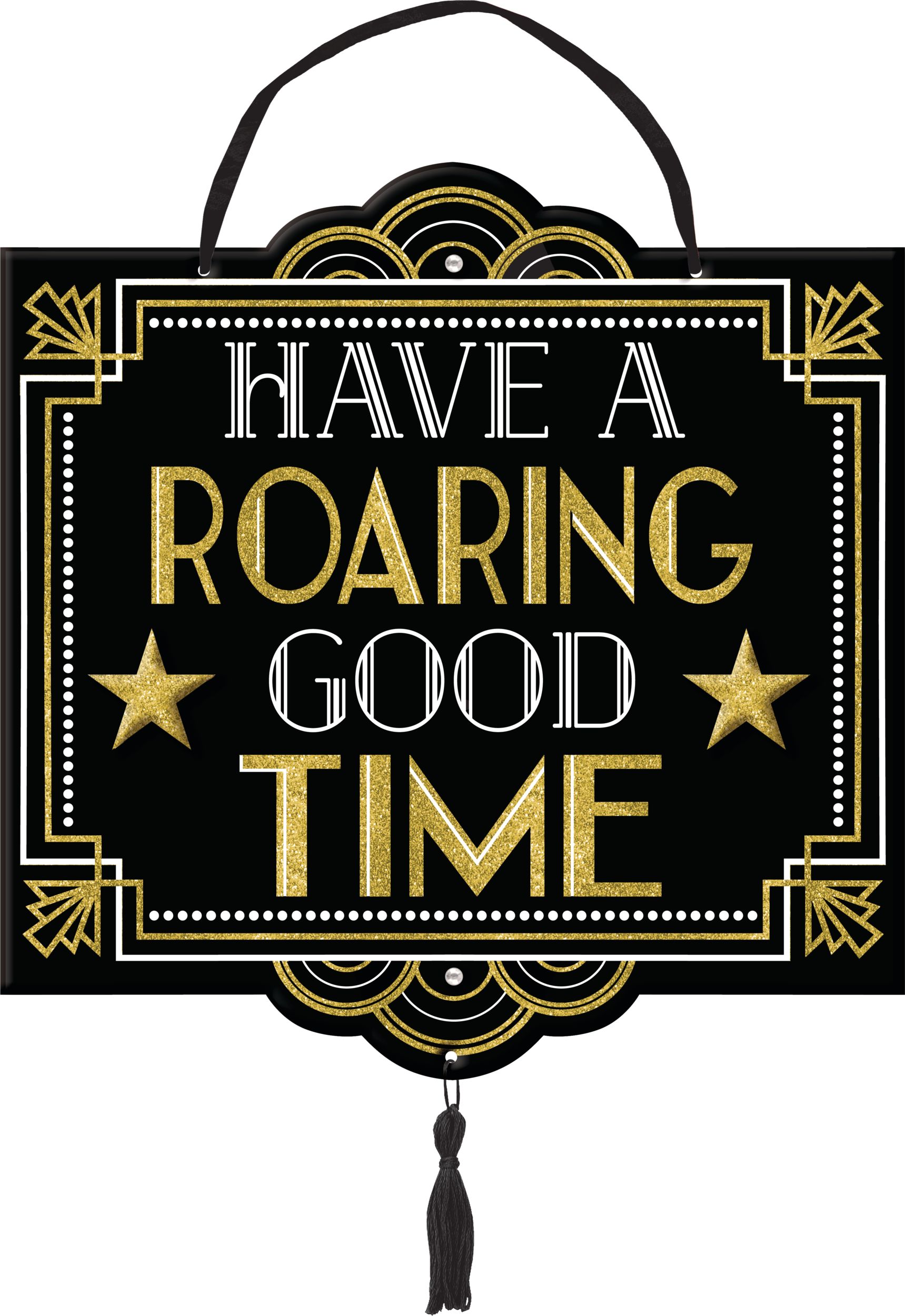 Affiche étincelante d'Hollywood, Roaring Good Time Front_Flat
