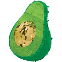 Mini Avocado Piñata Decoration Front_Angled_Left