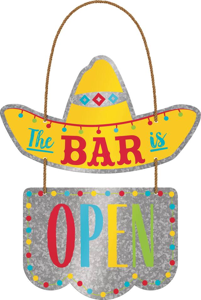 Affiche empilée pour bar, Cinco de Mayo Front_Flat