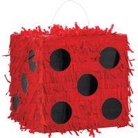 Mini Dice Piñata Decoration Front_Angled_Right