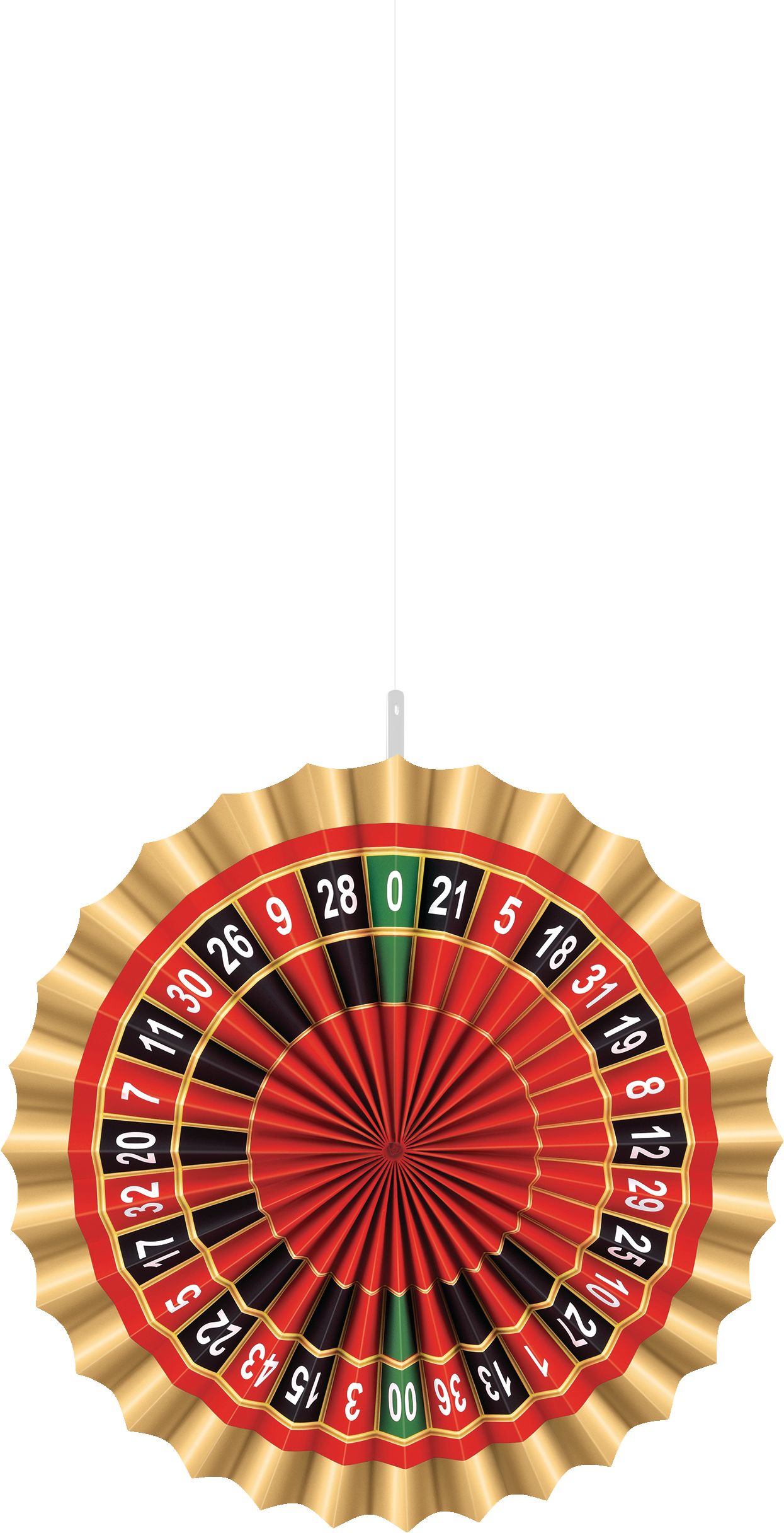 Roll the Dice Bar Cart Decorating Kit, Red/Black, 16-in, 29-pk, for Game Night/Vegas/Birthday Party Front_Flat