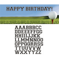 Golf Personalized Banner Front_Flat