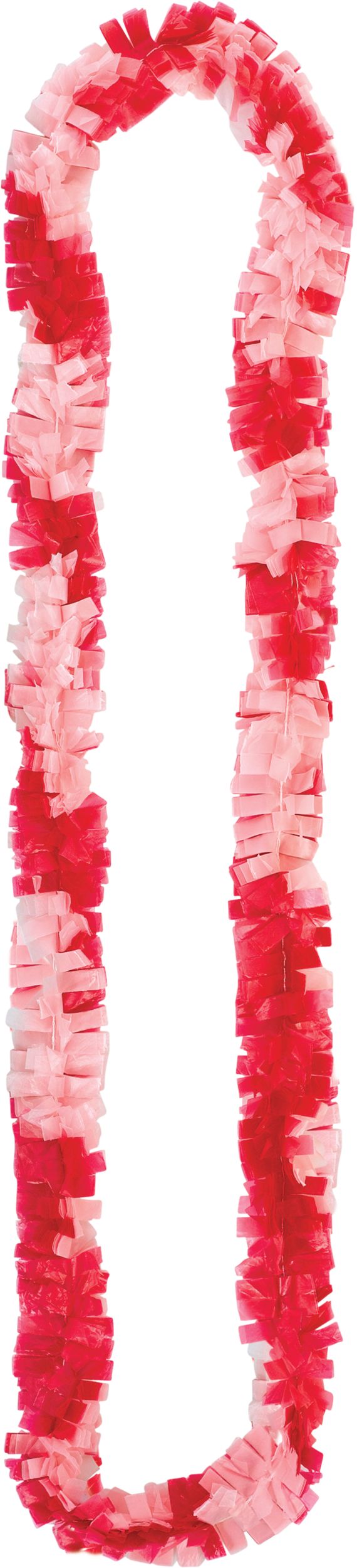 Two-Tone Leis, Pink, Yellow & Blue, 3-pk Front_Flat