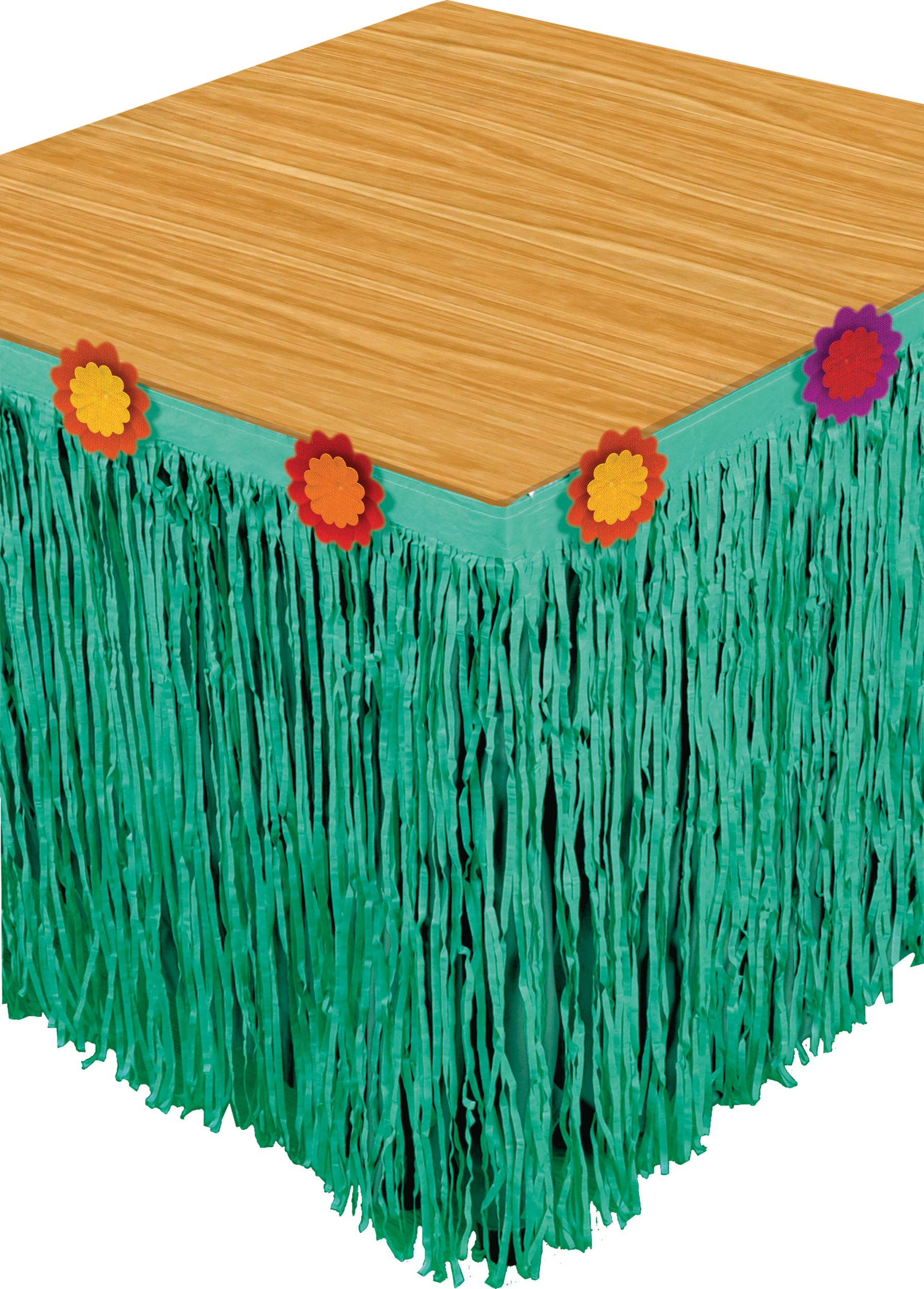 Fiesta Paper Table Skirt CloseUp