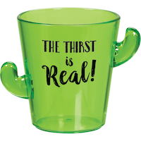 Thirst Is Real Cactus Shot Glass Front_Elevated