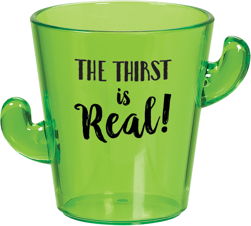 Thirst Is Real Cactus Shot Glass Party City