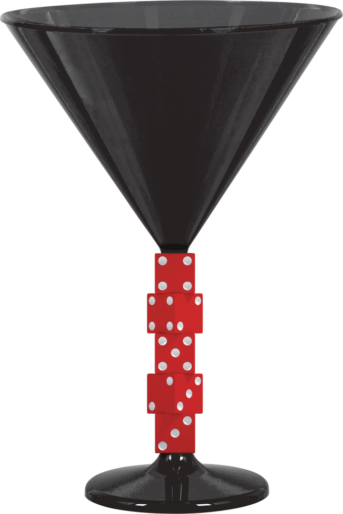 Verre à martini Lancer de dés du casino Canadian Tire